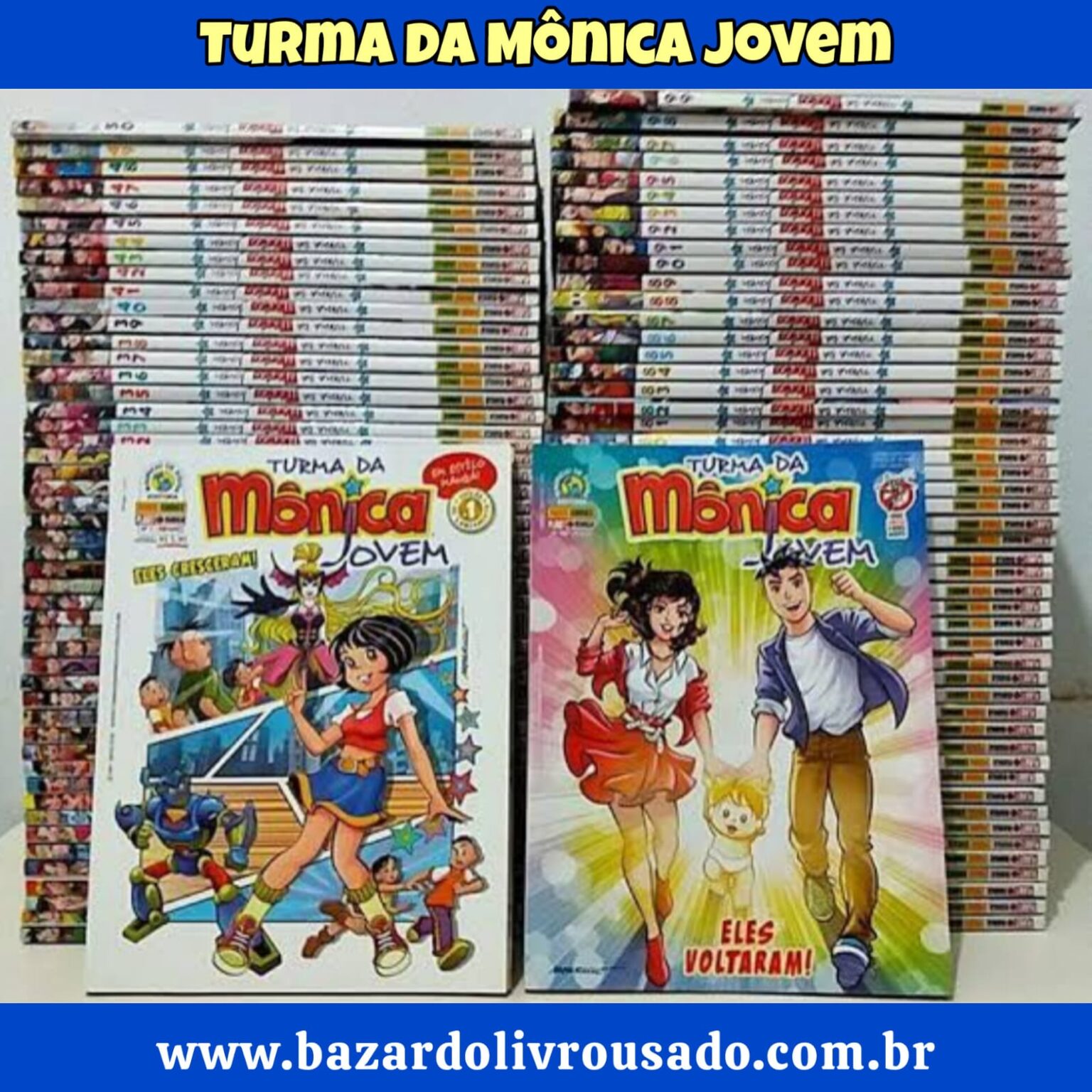 Combo Turma Da M Nica Jovem Gibis Variados Bazar Do Livro Usado