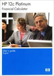 Hp 12c Platinum Financial Calculator Users Guide English