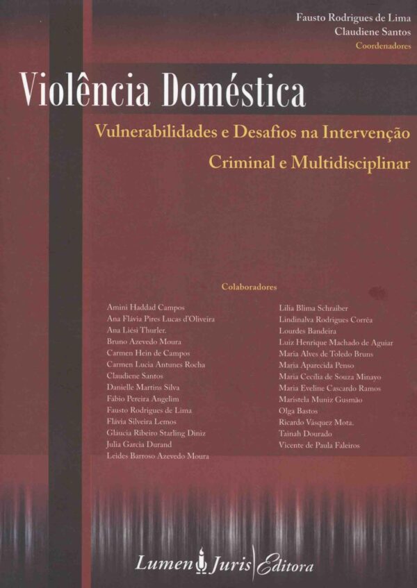 Violencia Domestrica Vulnerabilidades e Desafios na Intervençao Criminal e Multidisciplinar