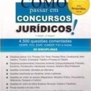 Como Passar em Concursos Juridicos
