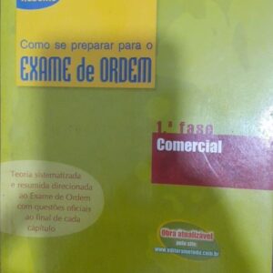 Comercial Como se Preparar Para o Exame de Ordem 1ª Fase Serie Resumo