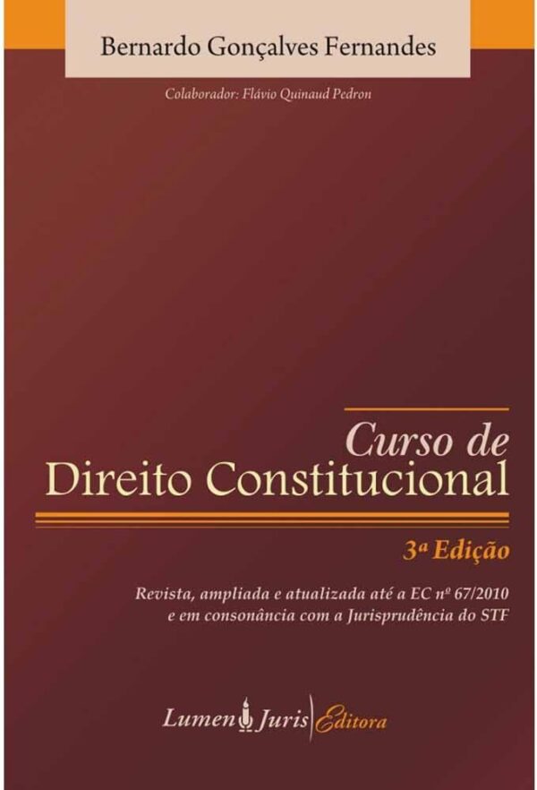 Curso de Direito Constitucional - 3 Ediçao