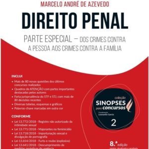 Direito Penal Parte Especial - 8ª Ediçao - Col Sinopses Para Concursos 2