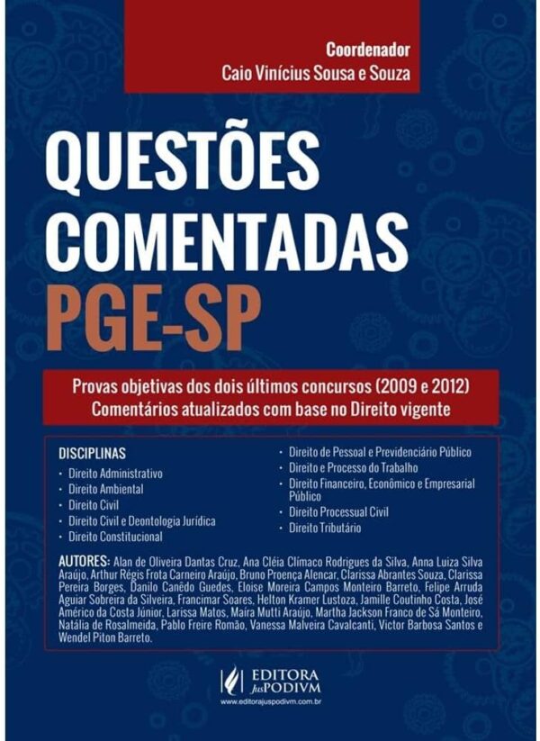 Questoes Comentadas Pge Sp