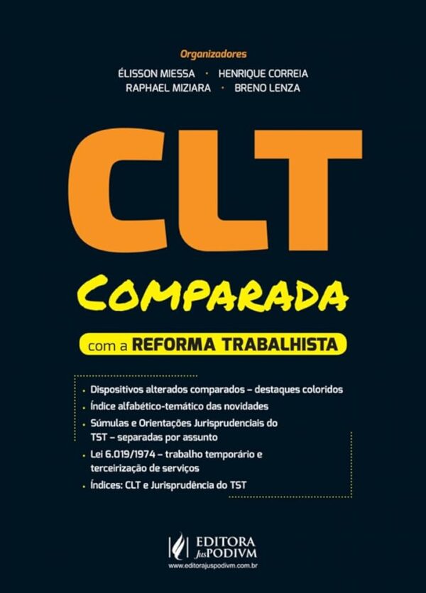 Clt Comparada com a Reforma Trabalhista