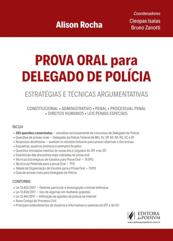 Prova Oral Para Delegado de Policia Estrategias e Tecnicas Argumentativas