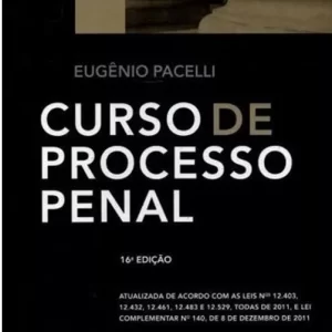 Curso de Processo Penal - 16ª Ediçao