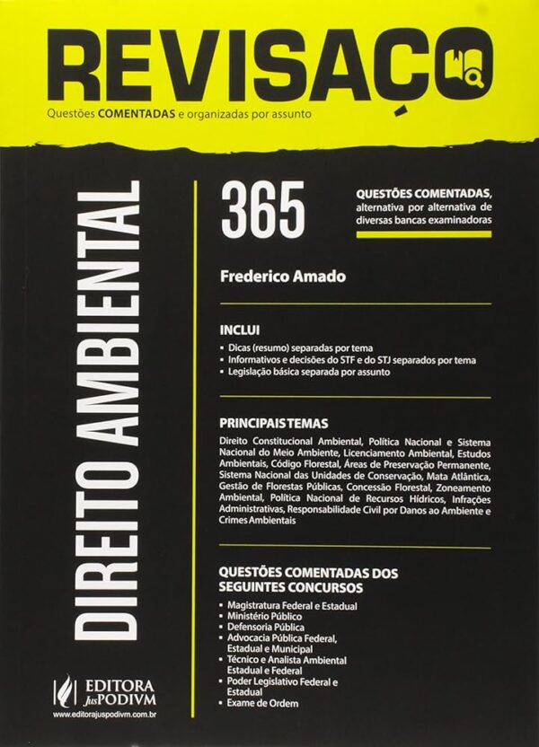 Revisaço Direito Ambiental 365 Questoes Comentadas