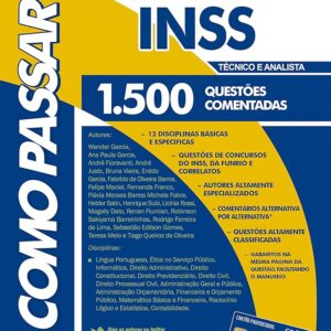 Como Passar em Concursos do Inss Tecnico e Analista 1500 Questoes Comentadas