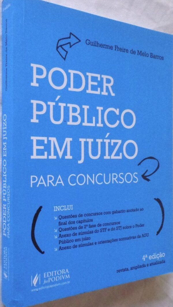 Poder Publico em Juizo Para Concursos - 4ª Ediçao