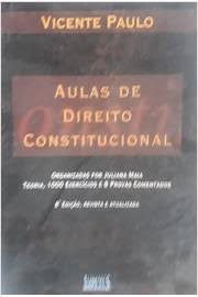 Aulas de Direito Constitucional - 8ª Ediçao