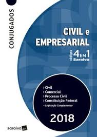 Civil e Empresarial Codigos 4 em 1 Saraiva 2018 - 14ª Ediçao - Civil Comercial Processo Civil Constituiçao Federal