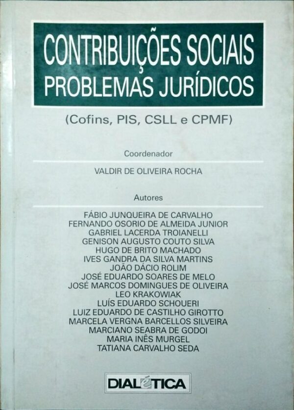 Contribuiçoes Sociais Problemas Juridicos