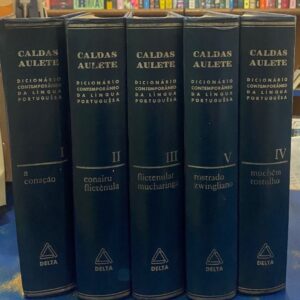 Dicionário Contemporâneo da Língua Portuguesa 5 volumes