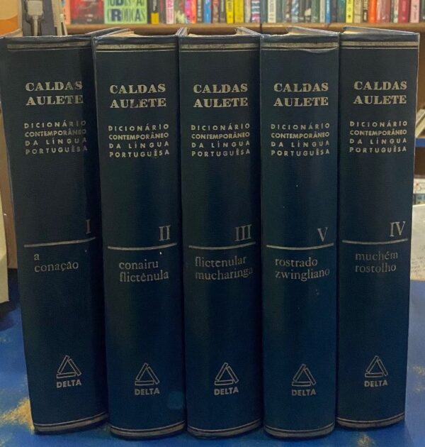Dicionário Contemporâneo da Língua Portuguesa 5 volumes