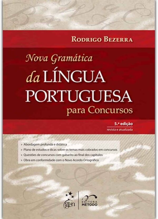 Nova Gramática da Língua Portuguesa para Concursos 6ª