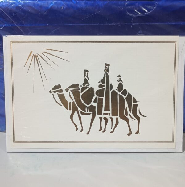 Cartão Postal de Natal - Os Três Reis