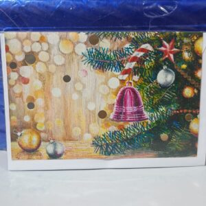 Cartão Postal de Natal - Enfeites de Natal