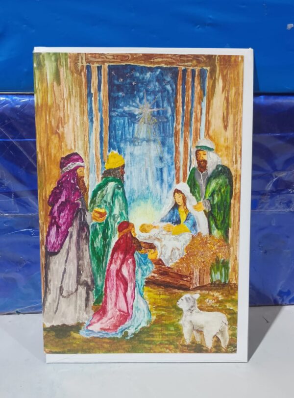 Cartão Postal de Natal - Nascimento do Menino Jesus
