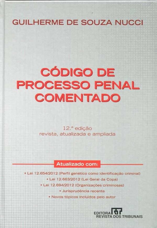 Codigo de Processo Penal Comentado 12ª