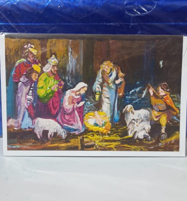 Cartão Postal de Natal - Numa Estrebaria Ele Nasce