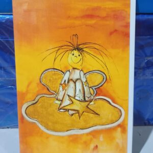 Cartão Postal de Natal - Anjo Alegre
