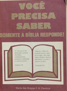 Voce Precisa Saber Somente a Biblia Responde