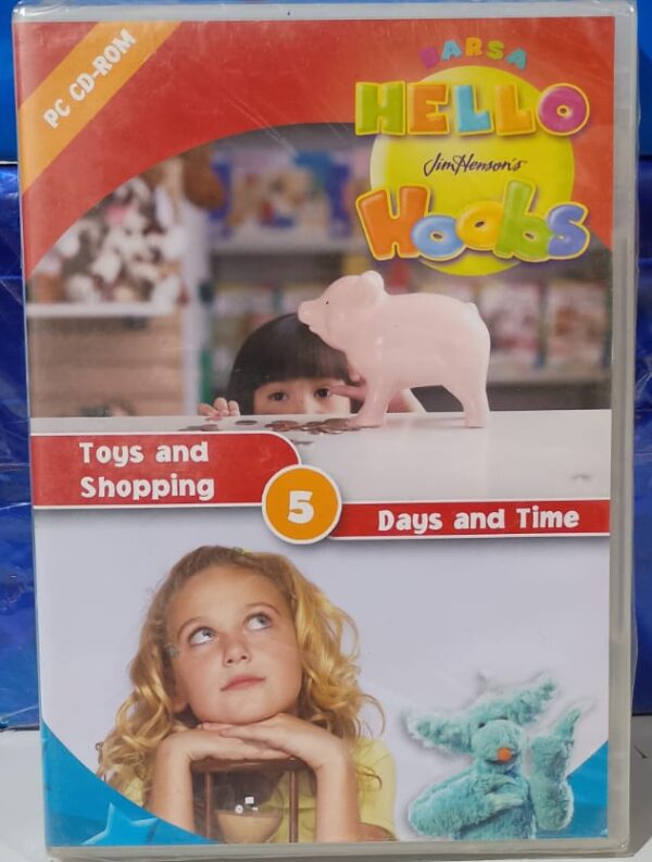 PC Cd-Rom Barsa Hello Hoobs 05 - Toys And Shopping - Days and Time