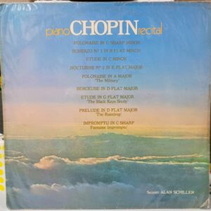 Lp Piano Chopin Recital