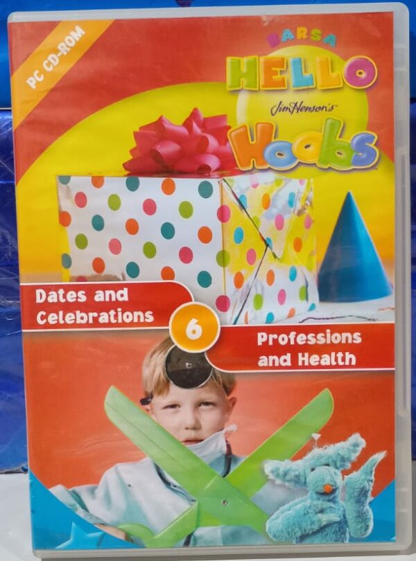 PC Cd-Rom Barsa Hello Hoobs 06 - Dates And Celebrations - Professions and Health