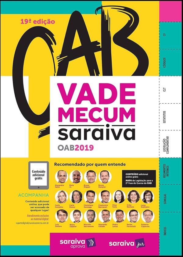 Oab Vade Mecum Saraiva 2019 19ª