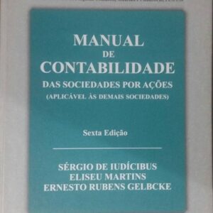 Manual de Contabilidade das Sociedades por Ações 6ª