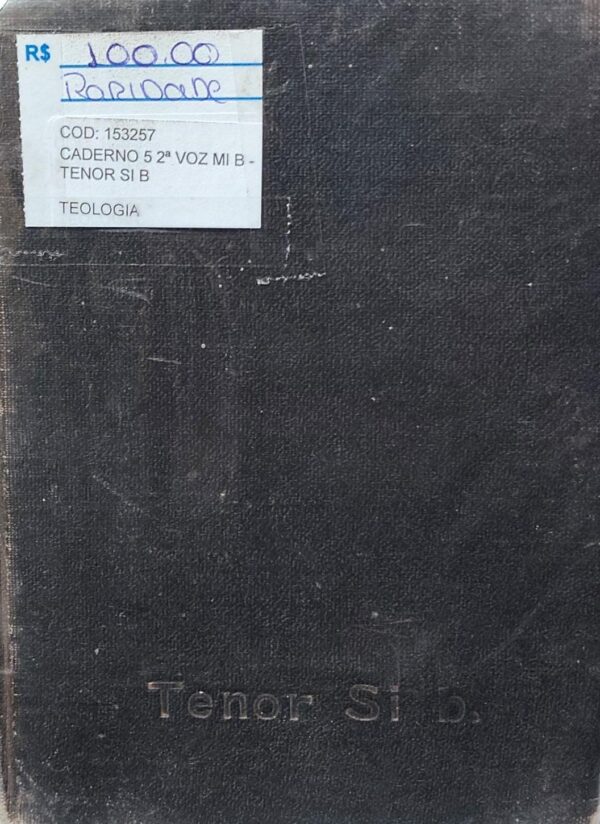 Caderno 5 2ª Voz MI B - Tenor Si B
