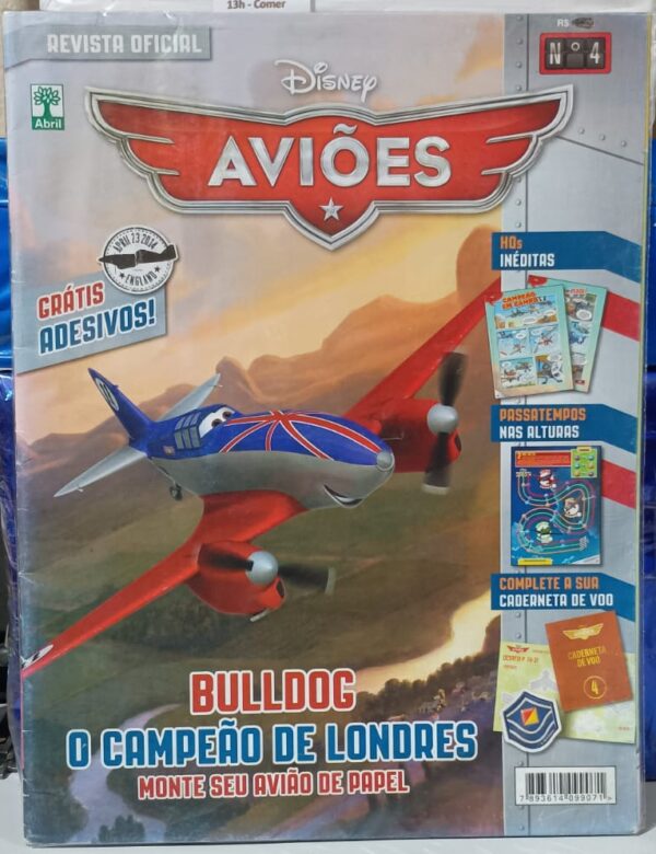 Revista Oficial Disney Aviões 04 - Bulldog o campeão de Londres