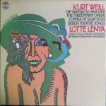 Lp Kurt Weill e Lotte Lenya - Berlin Theatre Songs (2 LPs)