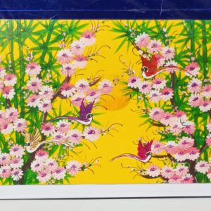 Cartão Postal - Pássaros e Flores