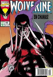 Wolverine 40 - Em Chamas (formatinho)