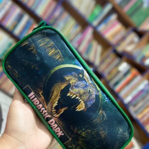 Estojo Escolar Jurassic Park (Dois Zíperes)