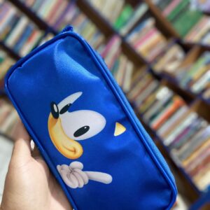 Estojo Escolar Sonic (Um Zíper)