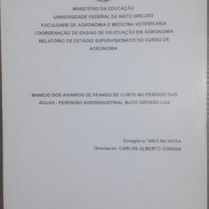 Manejo dos Aviários de Frango de Corte no Período das Águas