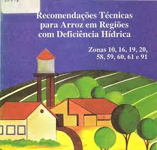 Recomendações Técnicas para Arroz em Regiões com Deficiência Hídrica