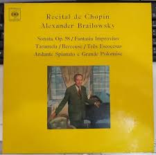 Lp Alexander Brailowsky - Recital de Chopin